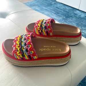 Kate Spade multicolor espadrilles size 5.5